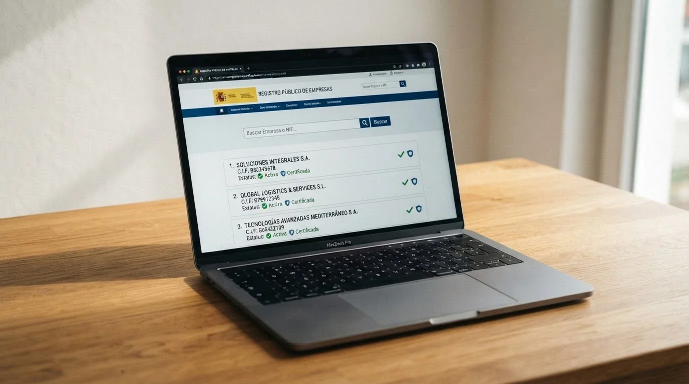 Captura del registro público de operadores con licencia en ordenacionjuego.es, el portal oficial de la DGOJ