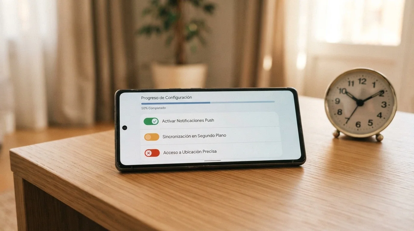 Pantalla de configuración de límites de depósito en un casino online, con un reloj y un interruptor de pausa visibles