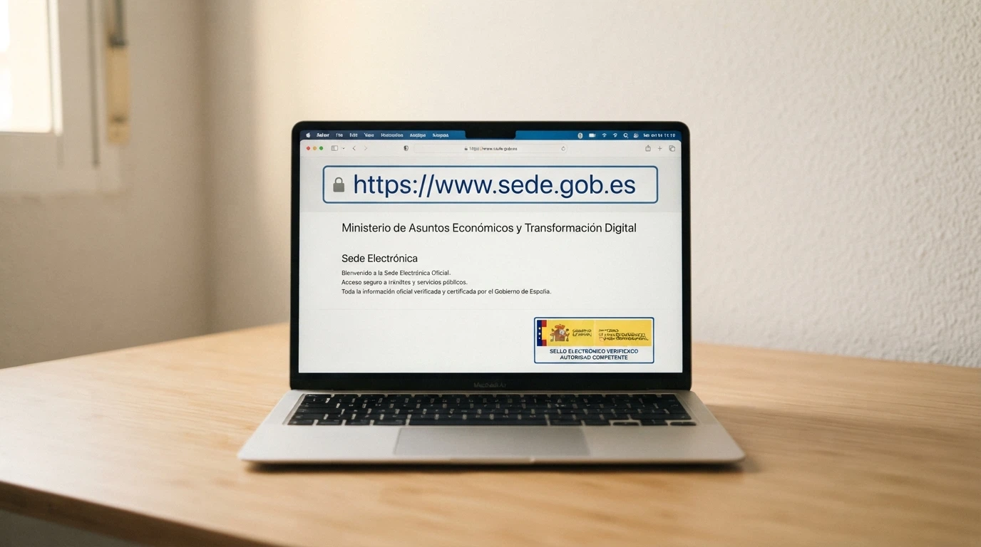 Sello oficial de la DGOJ junto al dominio .es en el pie de un sitio de casino online regulado