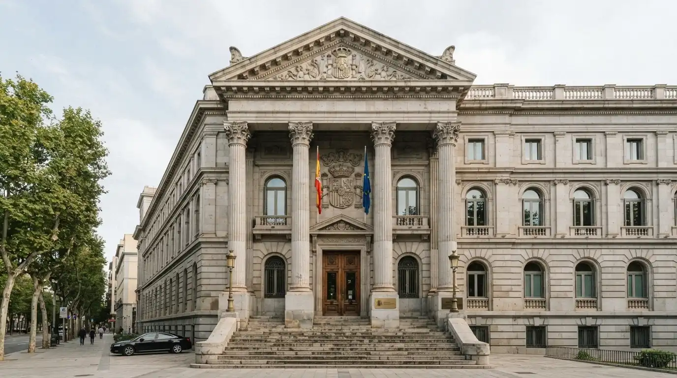 Fachada del edificio de la Dirección General de Ordenación del Juego en Madrid