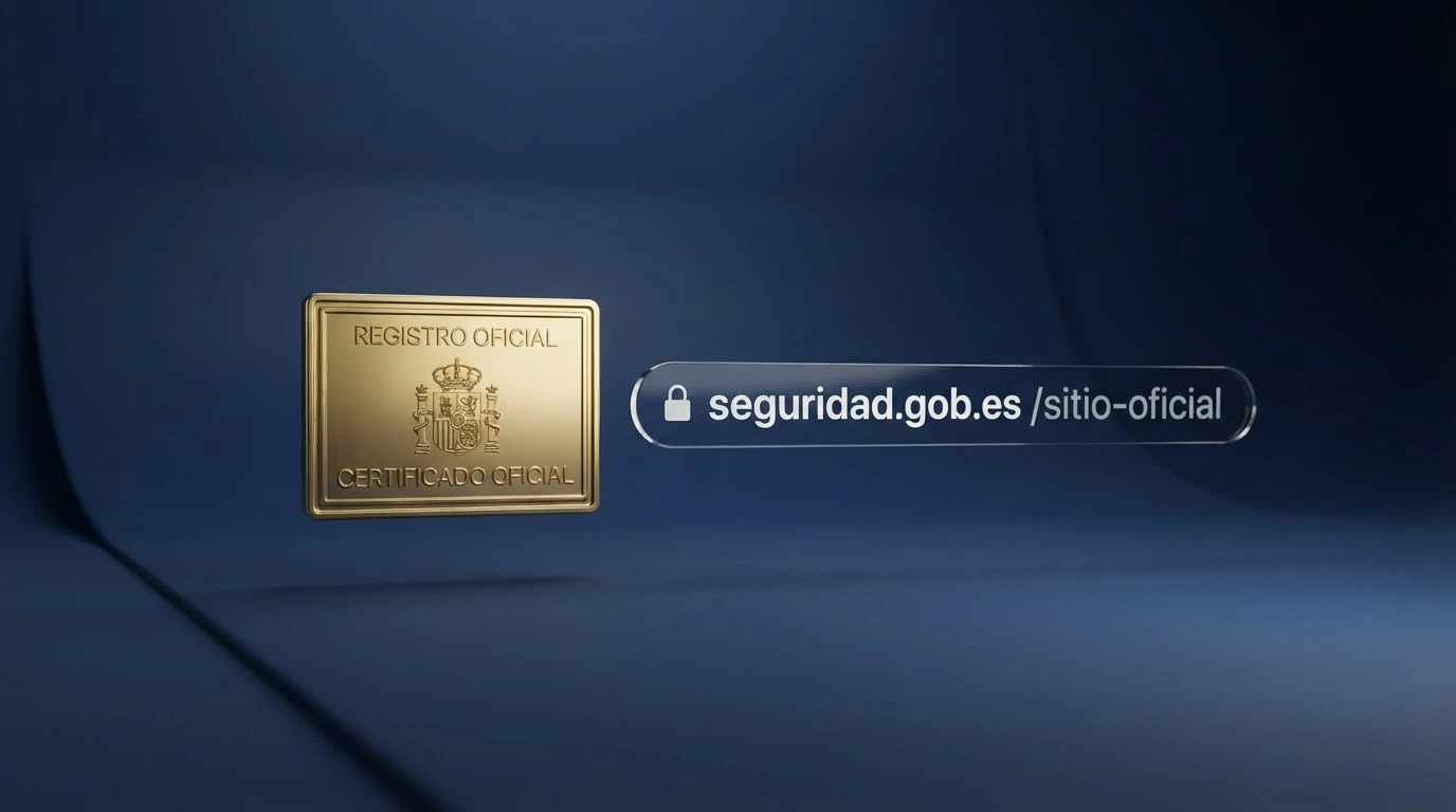 Pie de página de un casino online con el sello de la DGOJ y el dominio .es visible
