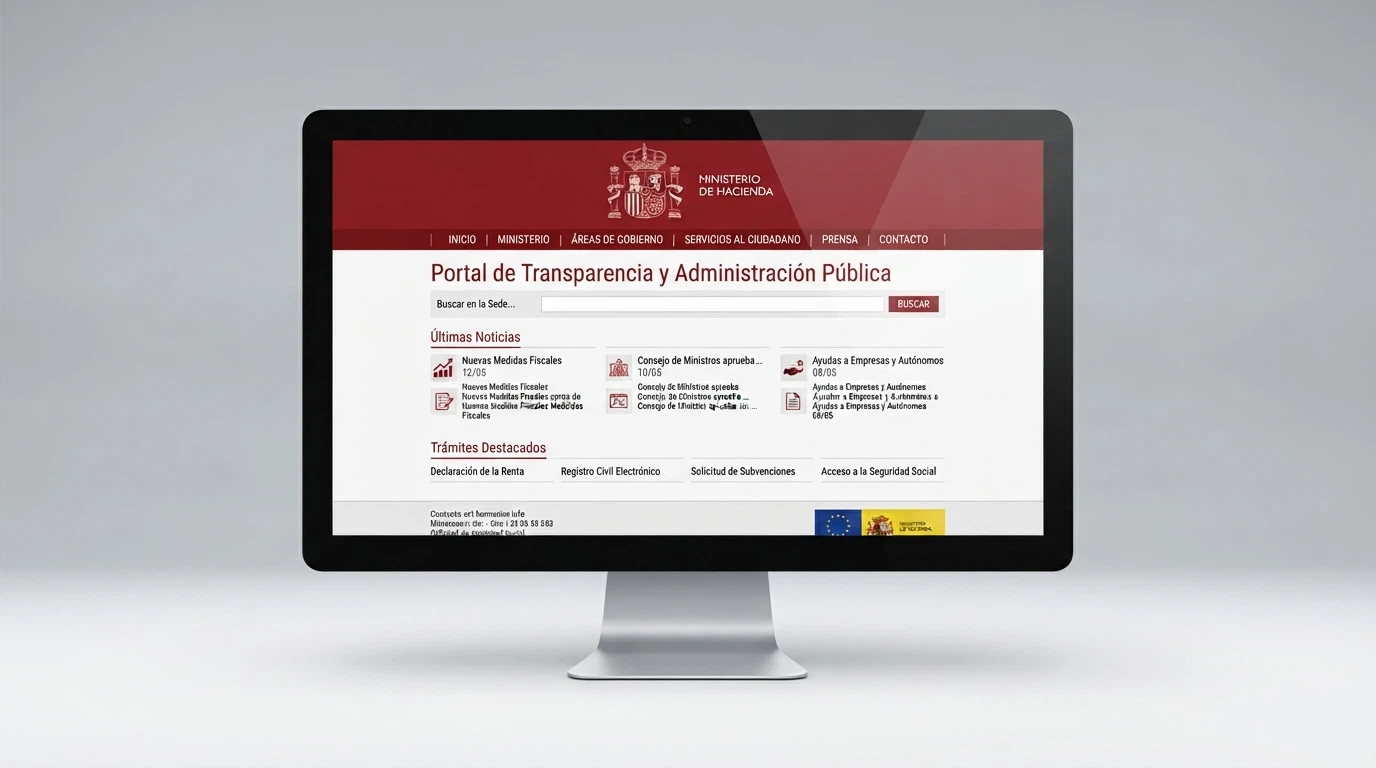 Portal web institucional de la Dirección General de Ordenación del Juego con el escudo de España y menús de navegación visibles